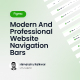 Modern And Professional Website Navigation Bars