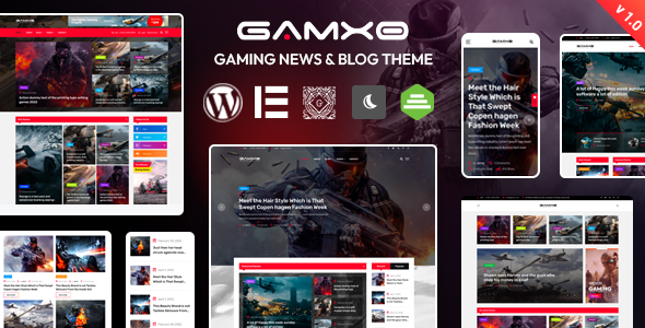 Gamxo – WordPress Gaming News & Blog Theme