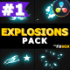 Cartoon Explosion Elements | DaVinci Resolve - VideoHive Item for Sale