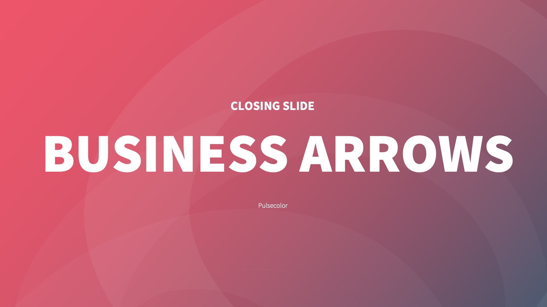 Business Arrows - PowerPoint Infographics Slides, Presentation Templates