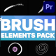 Brush Elements | Premiere Pro - VideoHive Item for Sale