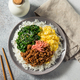 Homemade Japanese Sanshoku Don Chicken Rice Bowl - PhotoDune Item for Sale