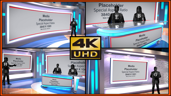 Virtual Studio Set - S08 broadcast-packages template preview