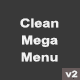 Clean Mega Menu
