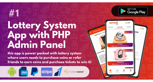 RaffKing - Lottery System App