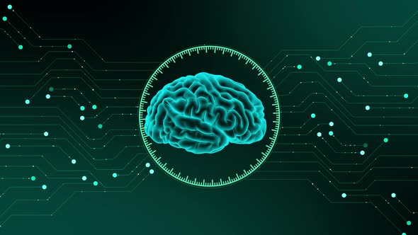 Ai Brain  processor speed Data Transfer 5g background technology alt