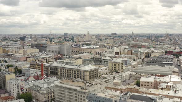 Aerial View of Moscow City