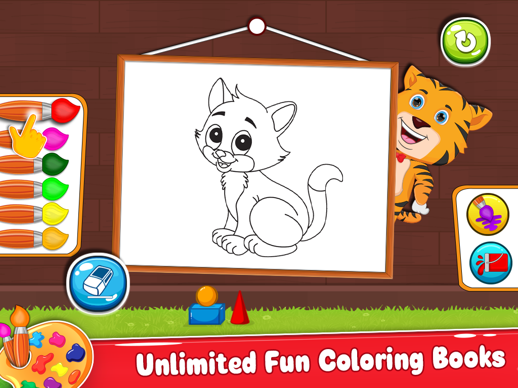 Top Kids Games My Coloring Book + Admob + Education + Ready For Publish ...