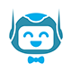 Happy Bot - Robot Head Logo