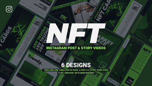 NFT Promotion Instagram Product Promo template preview