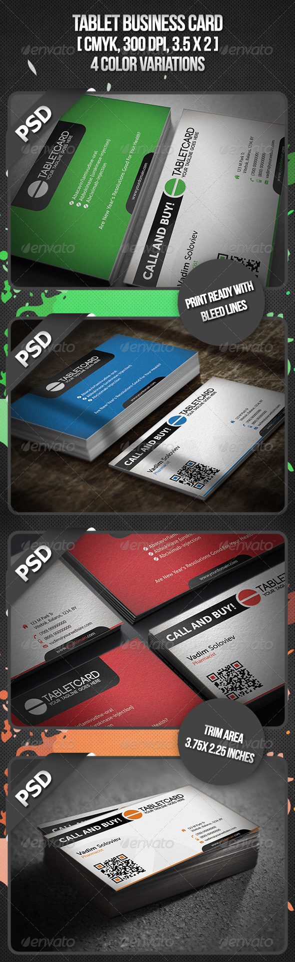 Tablet Business Card - Corporate Business Cards