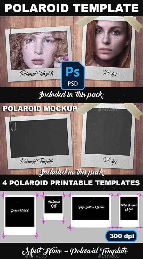 Polaroid Template
