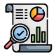 Finance and Tax Filled Outline Icons