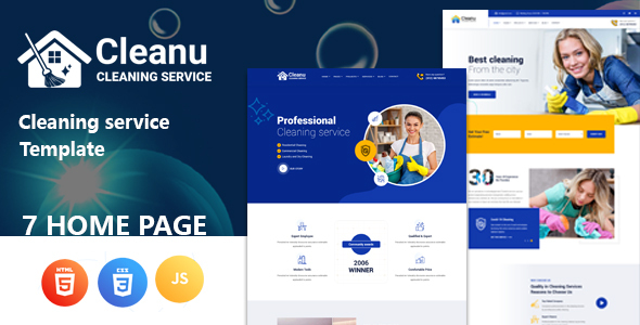 Fabulous Cleanu - Cleaning Services Template