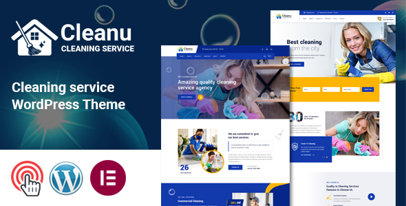 Cleanu - Cleaning Services WordPress Theme