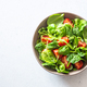 Green salad with fresh leaves and tomatoes. - PhotoDune Item for Sale
