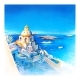 Fira Main Town of Santorini Greece