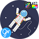 Space Animation Icons | Final Cut Pro &amp; Apple Motion - VideoHive Item for Sale