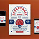 Basketball Tournament Flyer Set