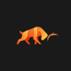 Deer Gradient Logo Template