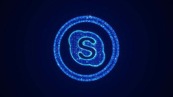 Skype Icon Hologram alt
