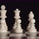 Chessboard with White Chess Figures - VideoHive Item for Sale