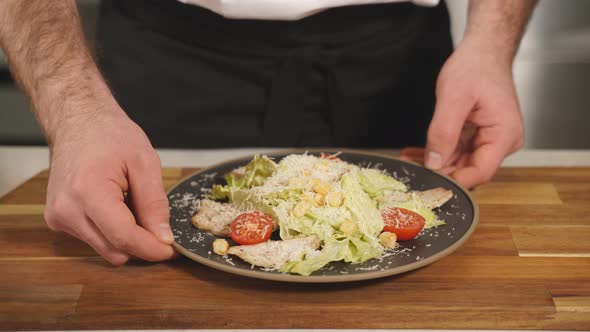 Caesar Salad with Chicken Fillet