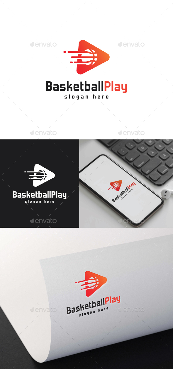 Basketball Play Logo
