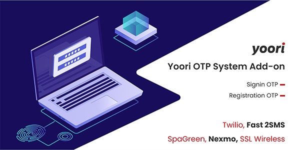 OTP System Addons for YOORI PWA eCommerce CMS