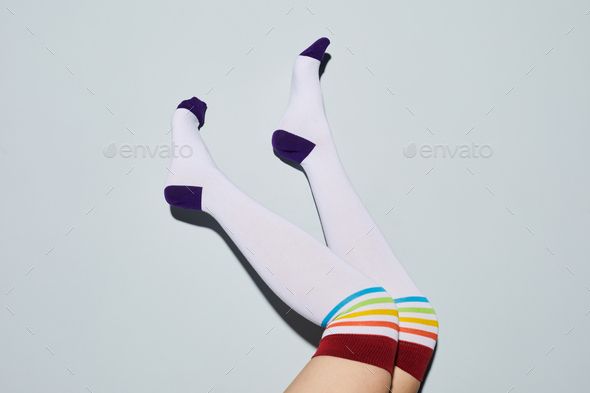 Girl in Knee High Socks