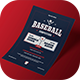 Baseball Match Flyer Set Template