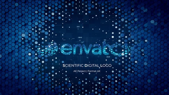 Scientific Digital Logo Reveal