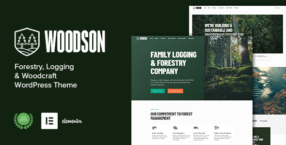 Woodson – Forestry & Logging WordPress Theme