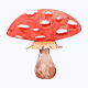 Watercolor Mushroom Clip Art 
