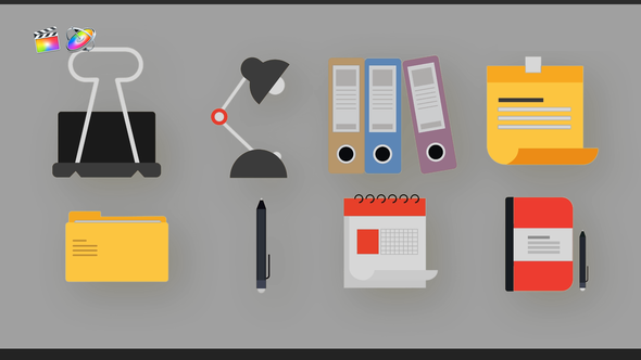 Office Elements Animated Icons