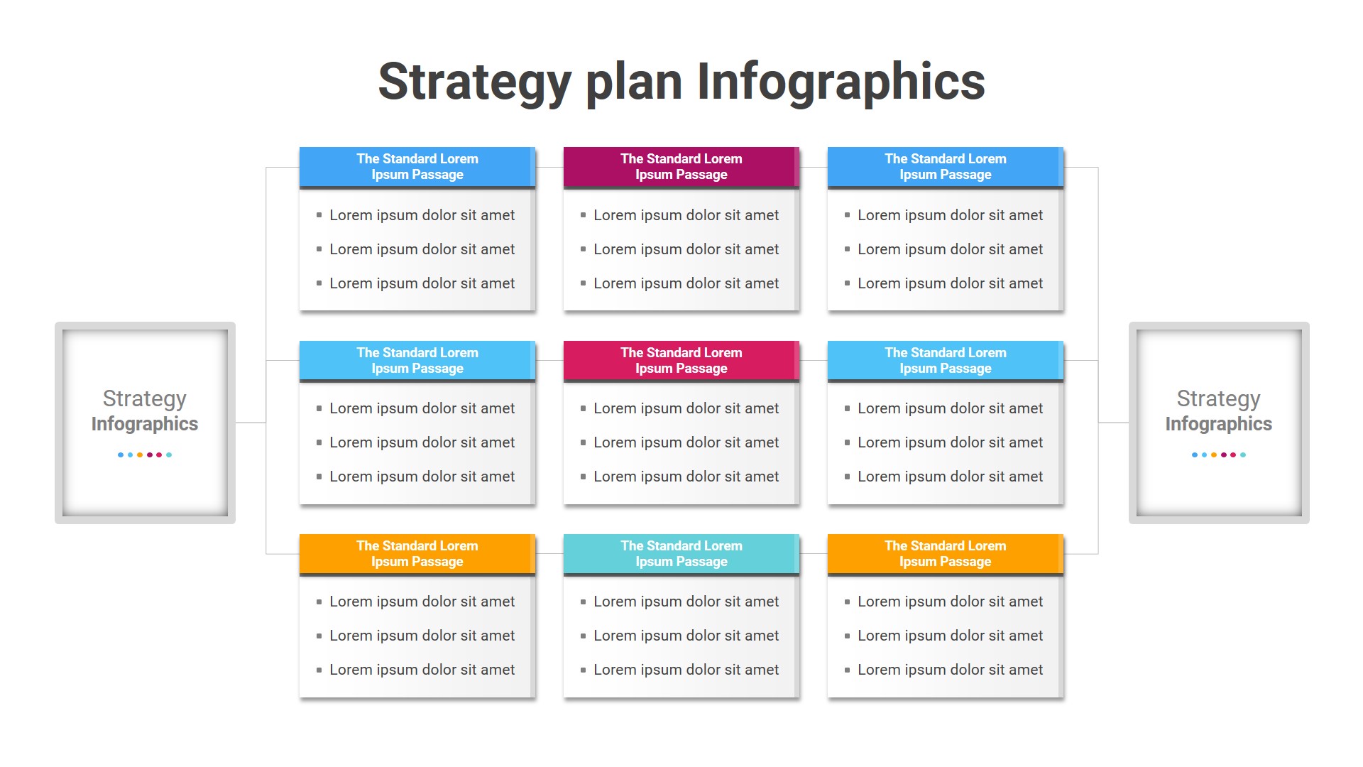 Strategy Powerpoint Infographics Template Diagram, Presentation Templates