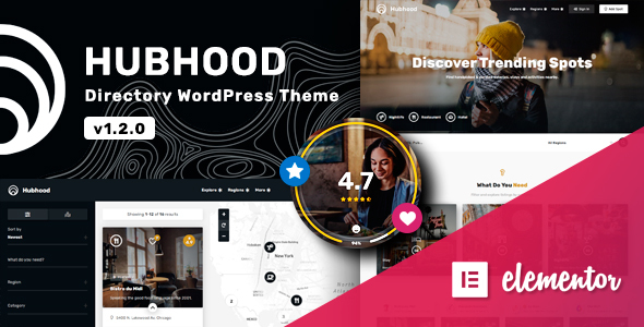 Hubhood – Directory & Listing WordPress Theme