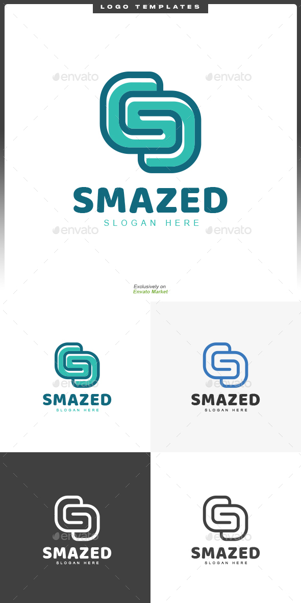 Smazed S Letter Logo Template