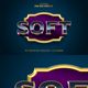 Soft Editable Text Effect 3D Style