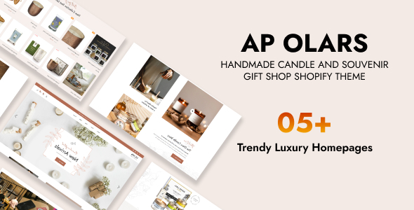 Ap Olars – Handmade Candle And Souvenir Gift Shop Shopify Theme