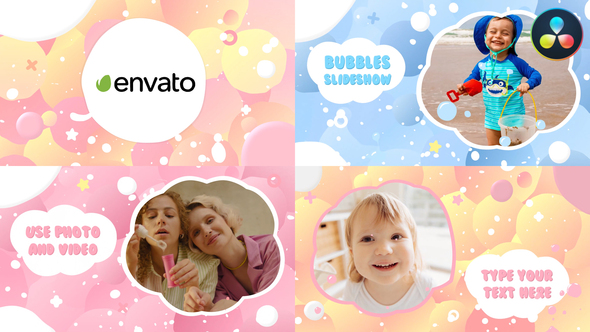 Bubble Slideshow | DaVinci Resolve