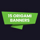 15 Origami Banners - VideoHive Item for Sale