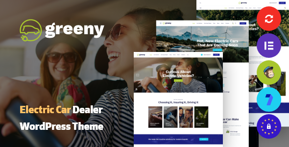 Greeny – Electric Car Dealership WordPress Theme