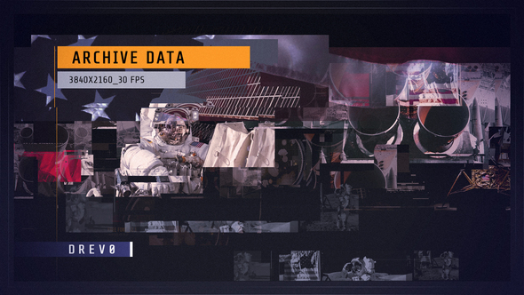 Archive Data/ Science Opener/ Digital Slideshow/ Cosmos/ Astronauts/ Timeline/ History/ Glitch Promo