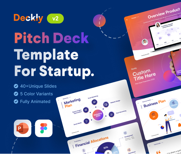 Deckly - Pitch Deck Presentation Template