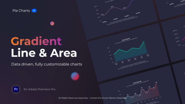 Gradient Line Area Charts Preview Image PP 