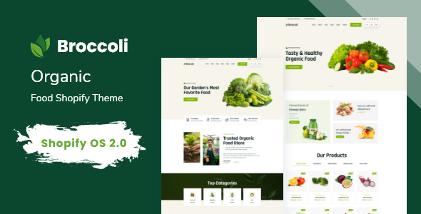 Broccoli – Organic Food Shopify Theme