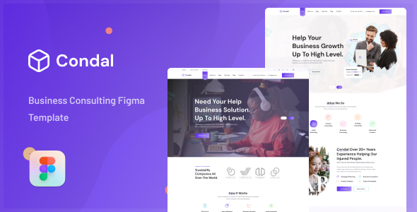 Condal - Business Consulting Figma Template