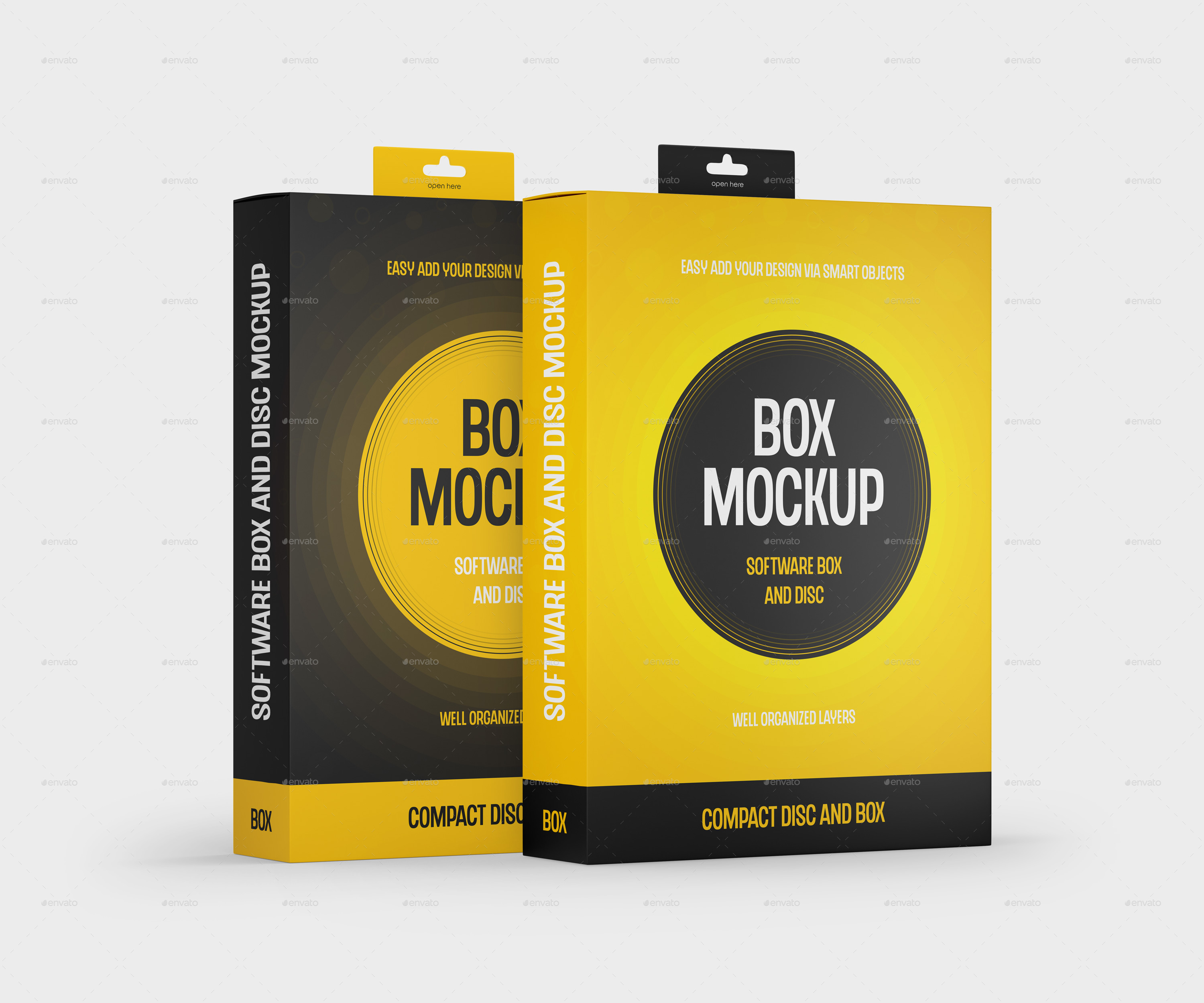 Software Box and Disc Mockup Set, Graphics | GraphicRiver