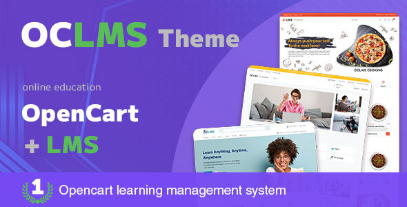 OCLMS – OpenCart Learning Management System theme (LMS & Education PHP)